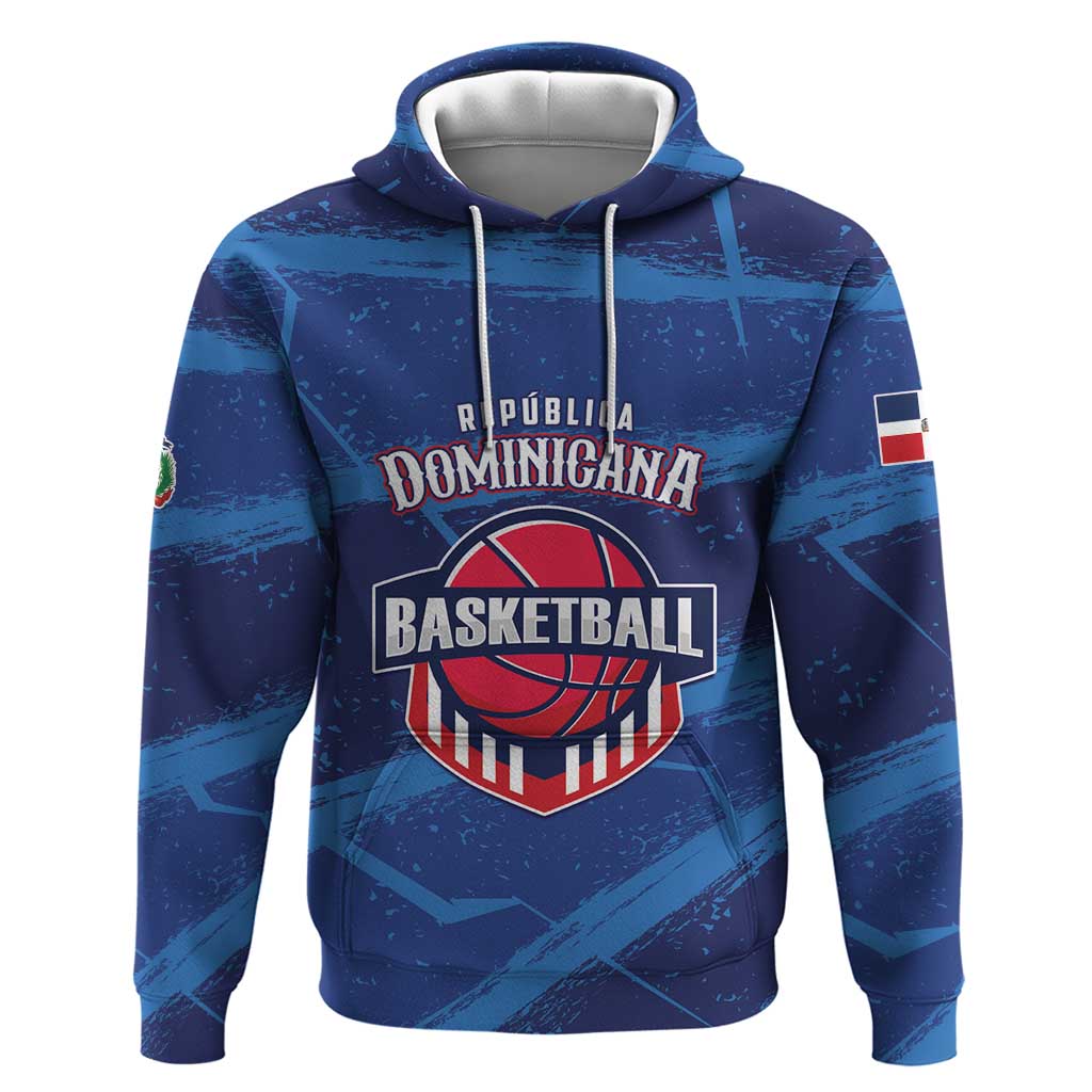 Custom Dominican Republic Basketball Hoodie Enjoy The Game LT01