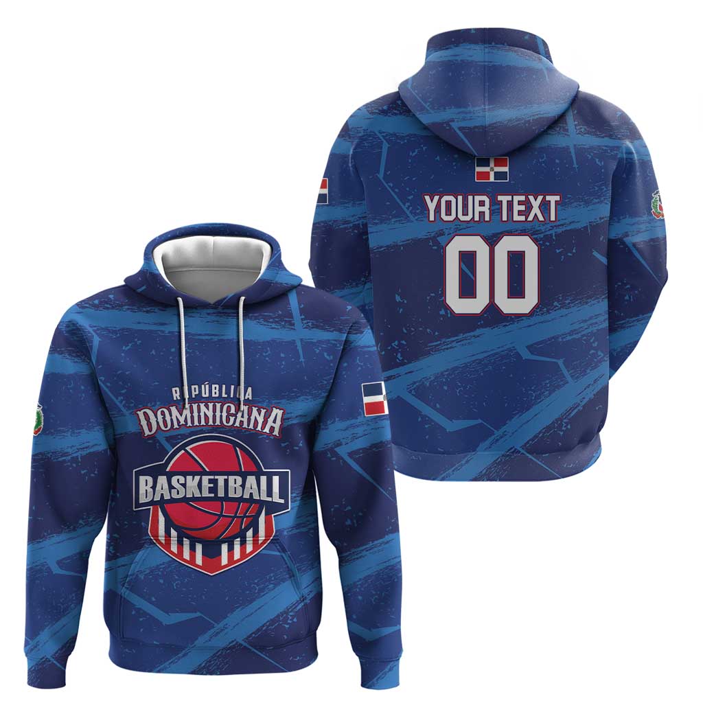 Custom Dominican Republic Basketball Hoodie Enjoy The Game LT01