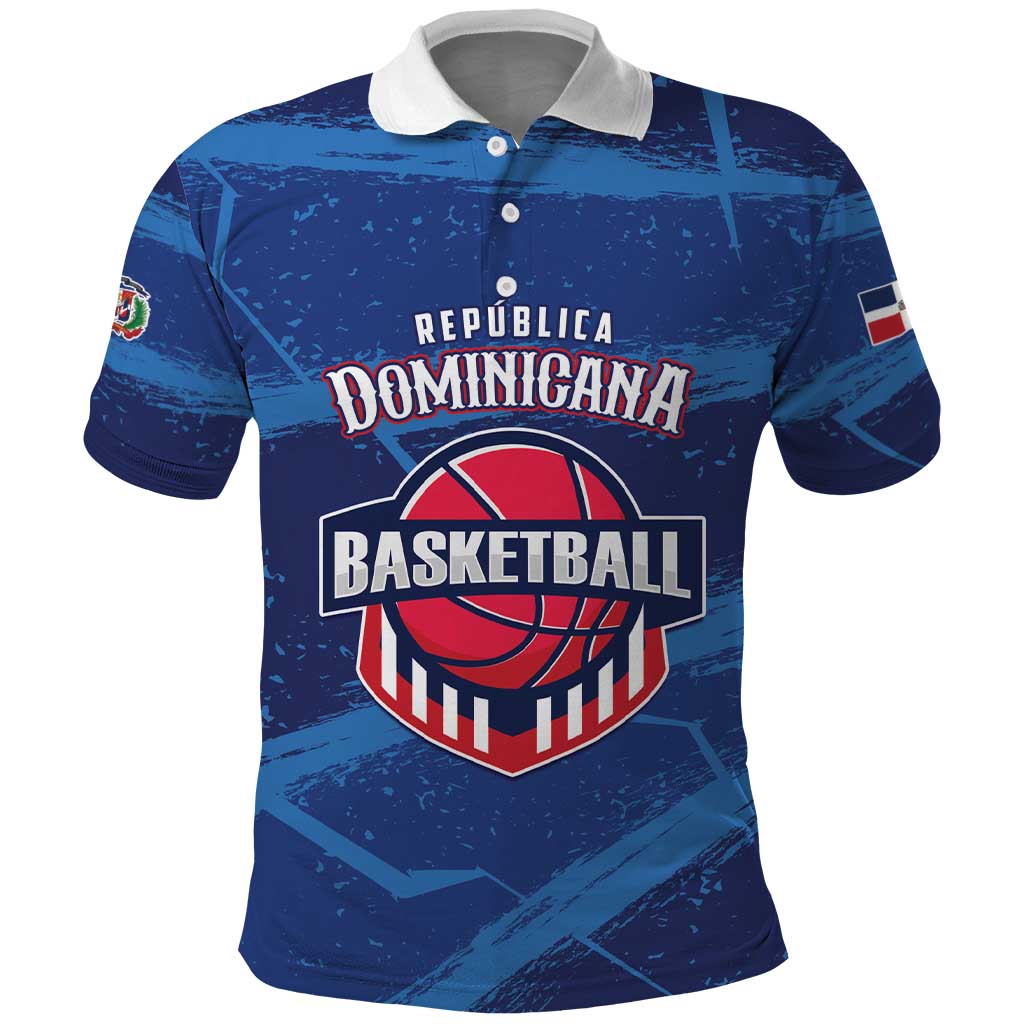 Custom Dominican Republic Basketball Polo Shirt Enjoy The Game LT01