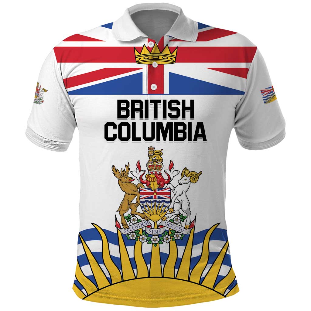 Personalized Canada British Columbia Province Polo Shirt Splendor sine occasu LT01