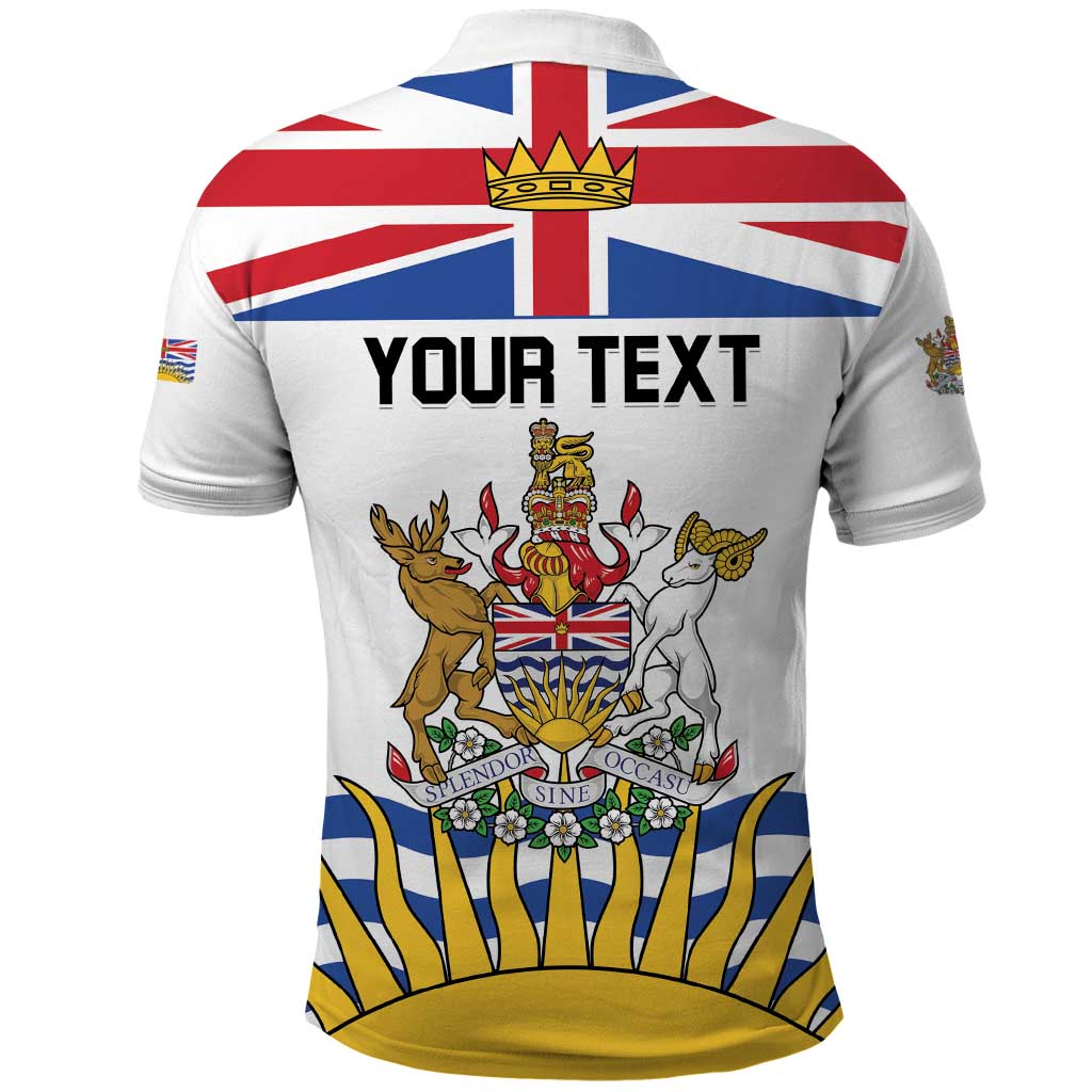 Personalized Canada British Columbia Province Polo Shirt Splendor sine occasu LT01