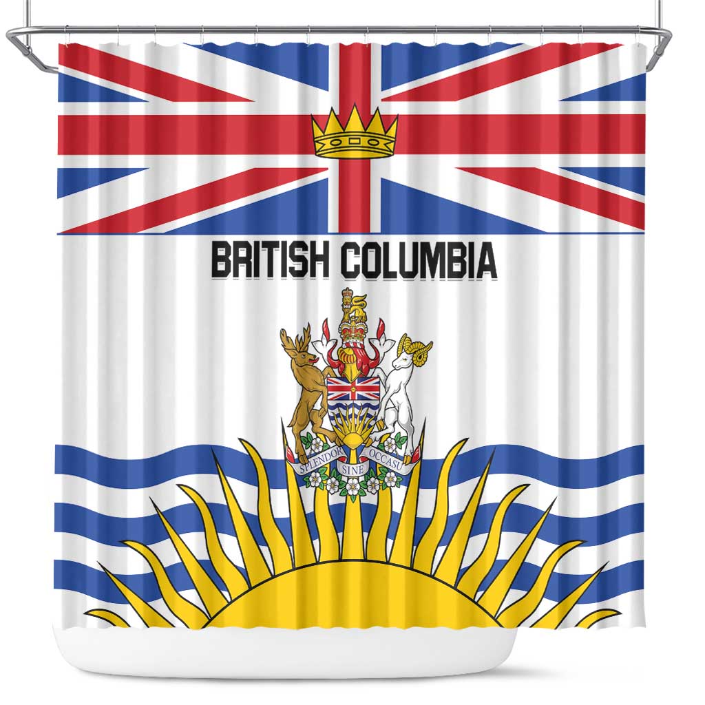 Canada British Columbia Province Shower Curtain Splendor sine occasu LT01