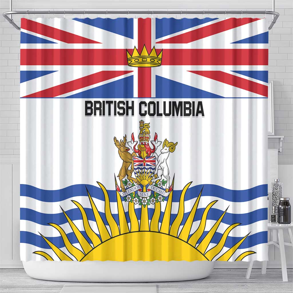 Canada British Columbia Province Shower Curtain Splendor sine occasu LT01