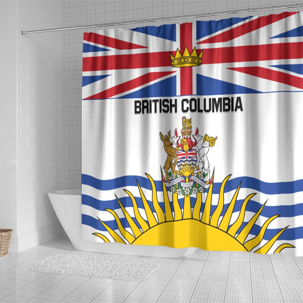 Canada British Columbia Province Shower Curtain Splendor sine occasu LT01
