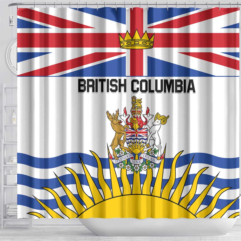 Canada British Columbia Province Shower Curtain Splendor sine occasu LT01