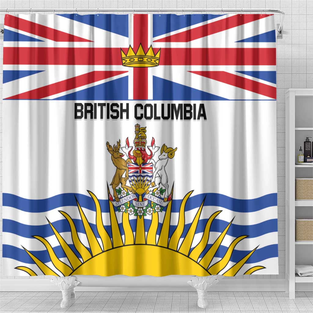 Canada British Columbia Province Shower Curtain Splendor sine occasu LT01