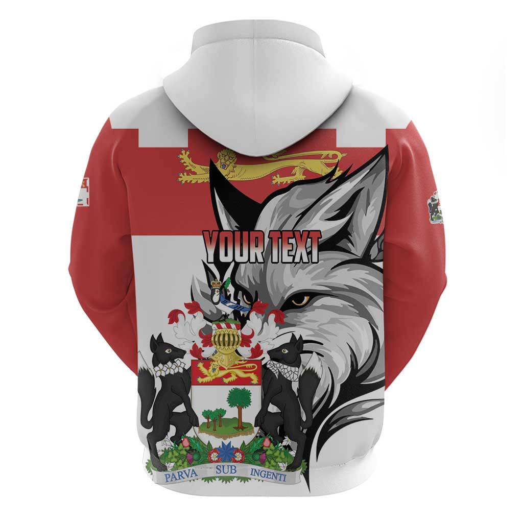 Personalized Canada Prince Edward Island Province Hoodie Silver Fox Parva sub ingenti LT01