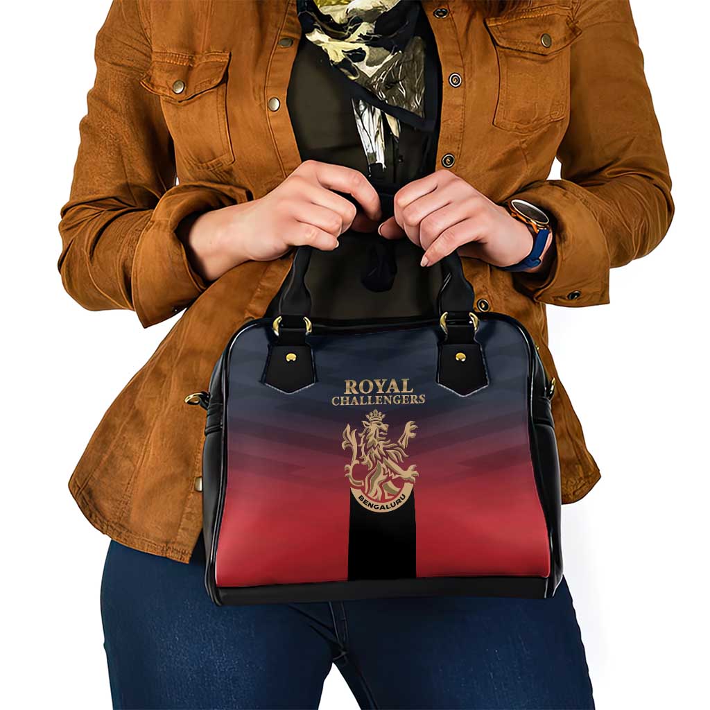 Bengaluru 2025 Cricket Royal Challengers Shoulder Handbag Lions Play Bold LT01