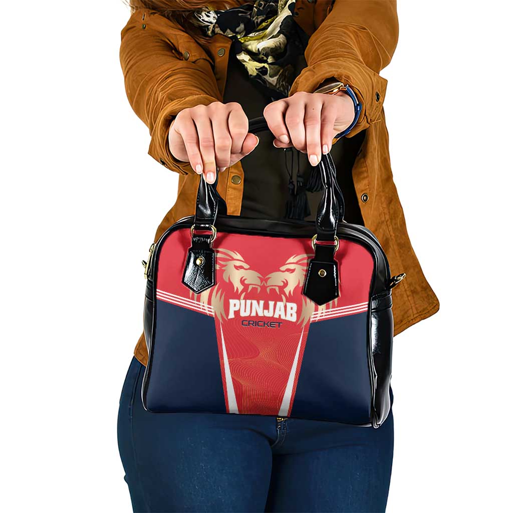 Punjab 2025 Cricket Lion Kings Shoulder Handbag Jazba Hai Punjabi LT01