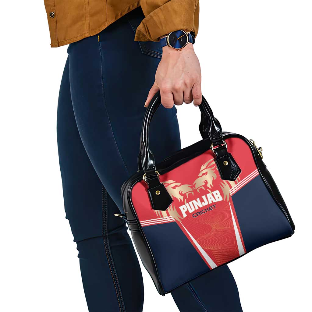Punjab 2025 Cricket Lion Kings Shoulder Handbag Jazba Hai Punjabi LT01