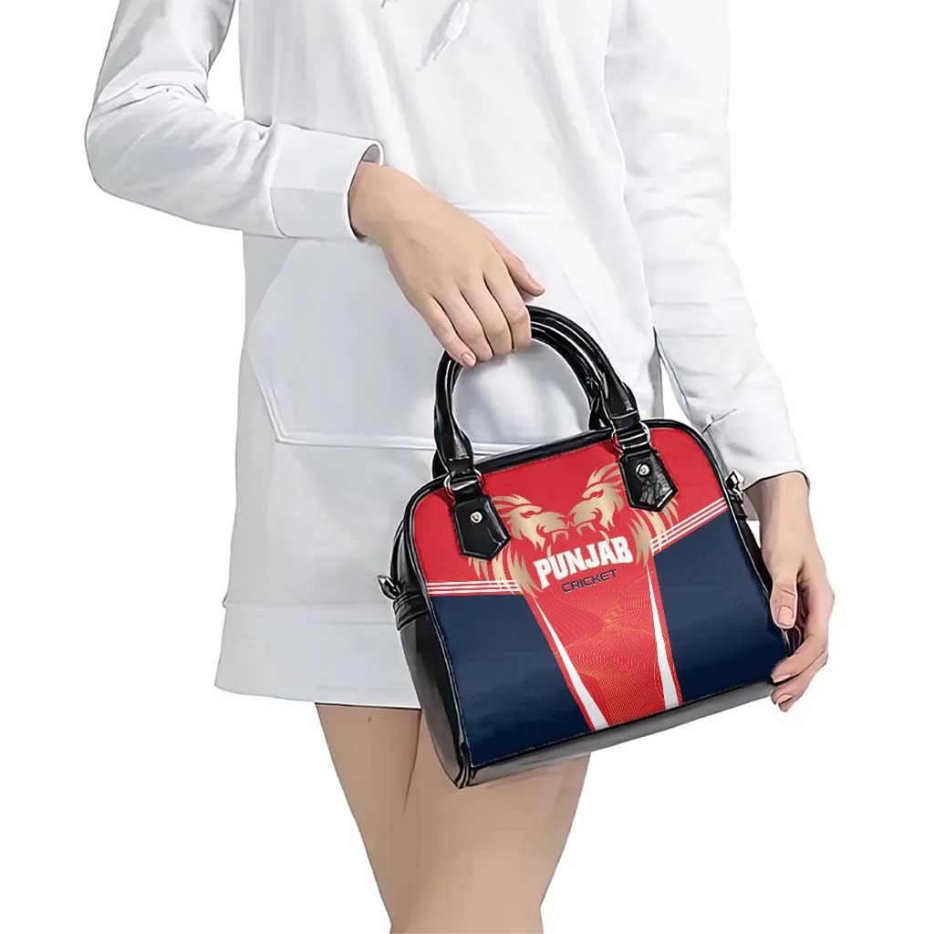 Punjab 2025 Cricket Lion Kings Shoulder Handbag Jazba Hai Punjabi LT01