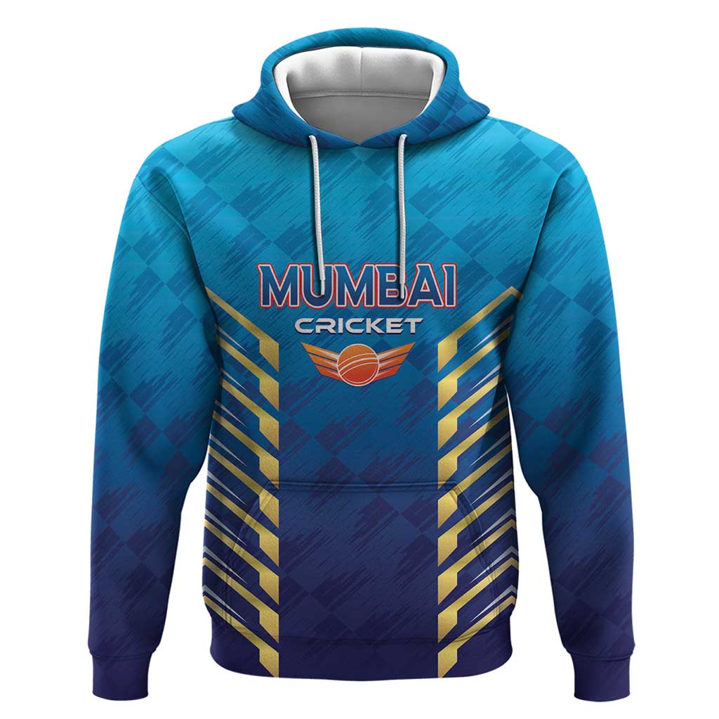 Custom Mumbai 2025 Cricket Indians Hoodie Aali Re Play Like Mumbai LT01