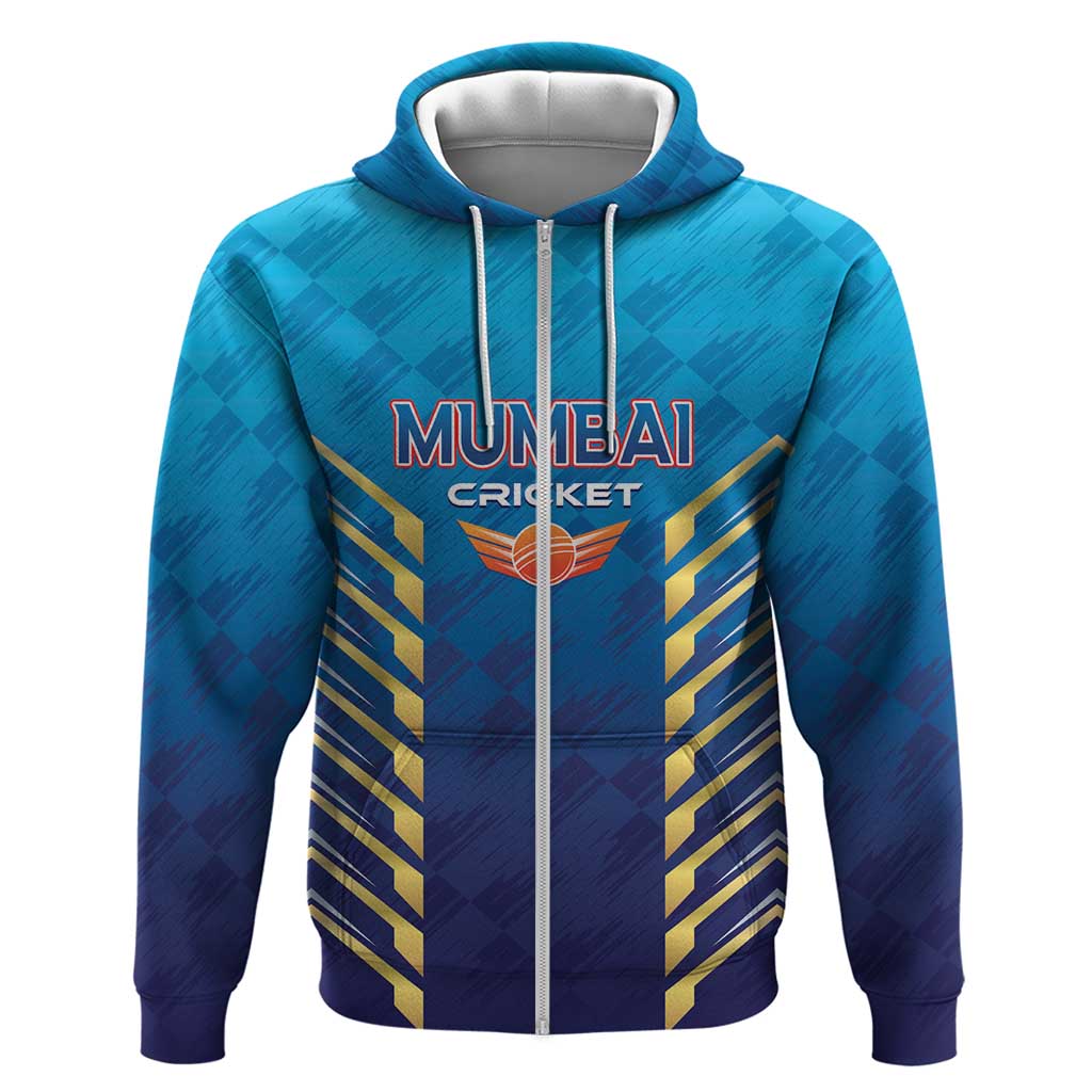 Custom Mumbai 2025 Cricket Indians Hoodie Aali Re Play Like Mumbai LT01
