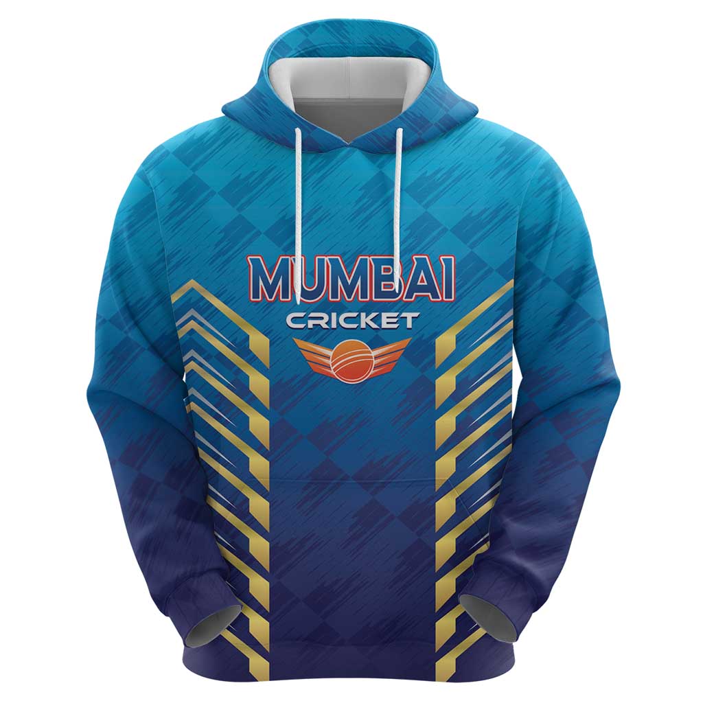 Custom Mumbai 2025 Cricket Indians Hoodie Aali Re Play Like Mumbai LT01