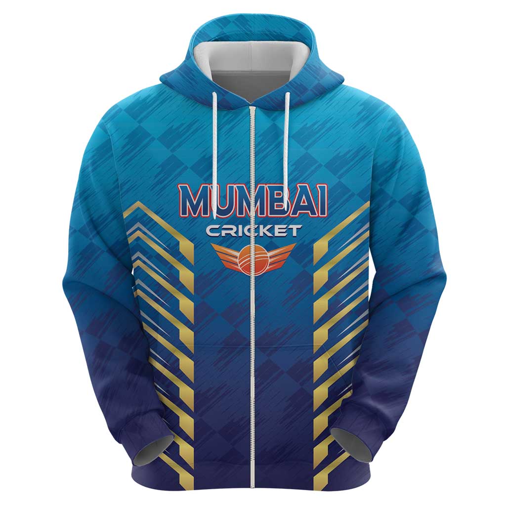 Custom Mumbai 2025 Cricket Indians Hoodie Aali Re Play Like Mumbai LT01