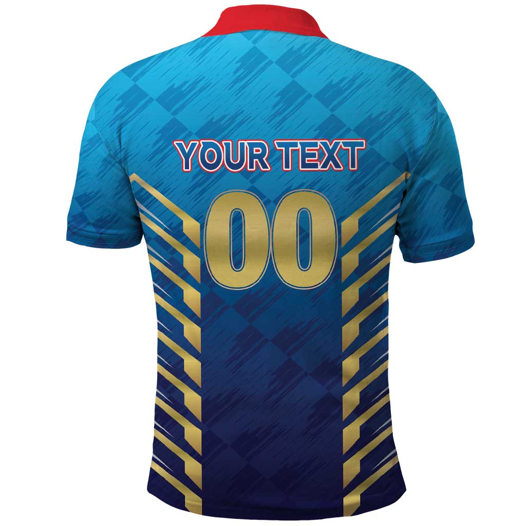 Custom Mumbai 2025 Cricket Indians Polo Shirt Aali Re Play Like Mumbai LT01