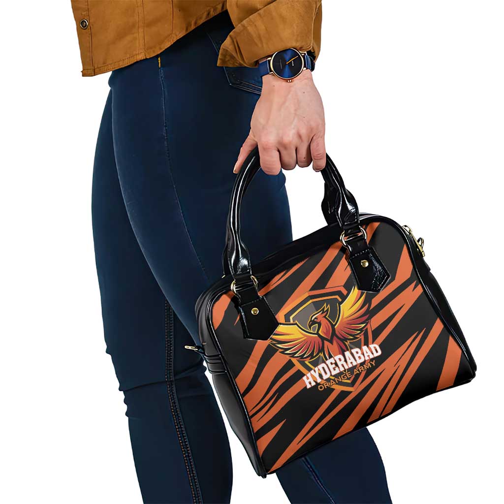 Hyderabad 2025 Cricket Sunrisers Shoulder Handbag Orange Army Play With Fire LT01