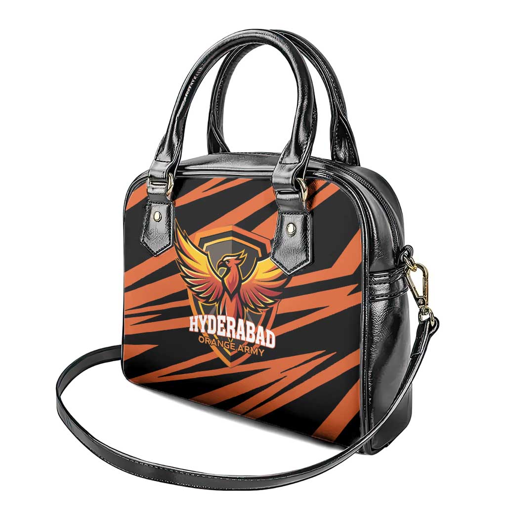 Hyderabad 2025 Cricket Sunrisers Shoulder Handbag Orange Army Play With Fire LT01
