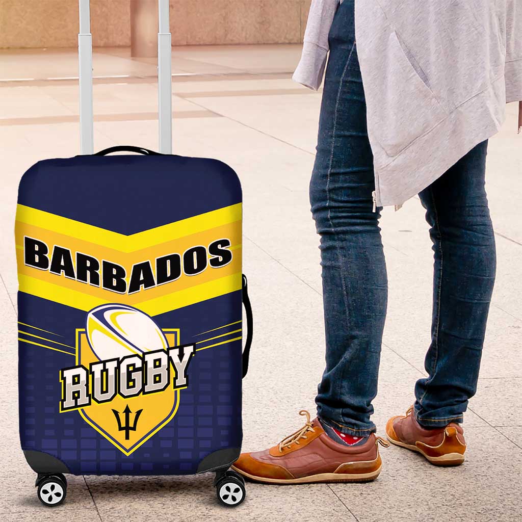 Barbados Rugby Luggage Cover Team Barbados Trident Go Champions LT01
