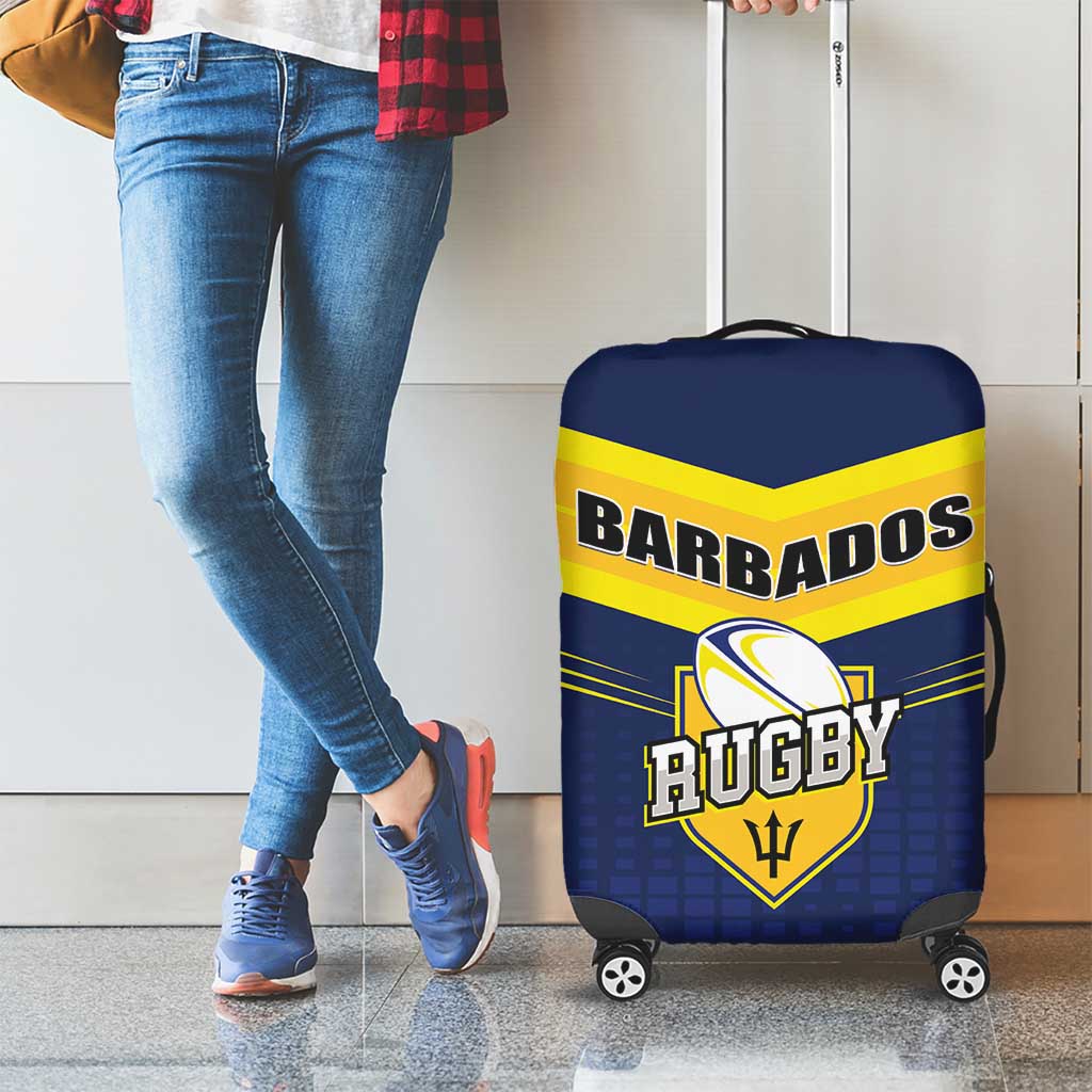 Barbados Rugby Luggage Cover Team Barbados Trident Go Champions LT01