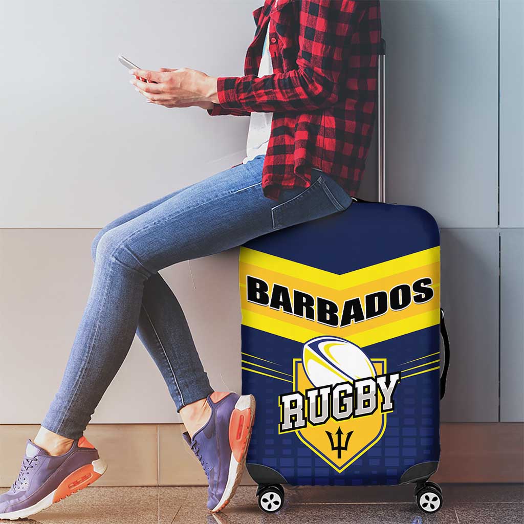 Barbados Rugby Luggage Cover Team Barbados Trident Go Champions LT01