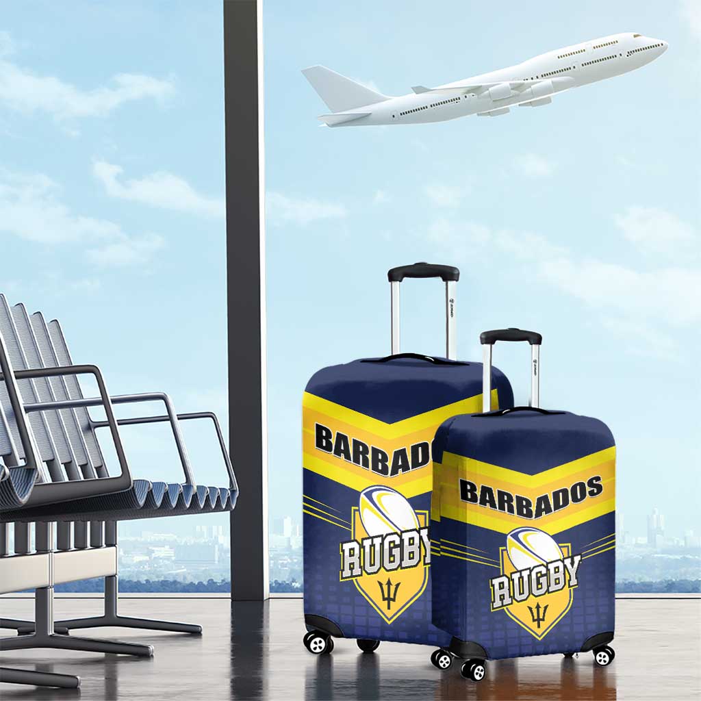 Barbados Rugby Luggage Cover Team Barbados Trident Go Champions LT01