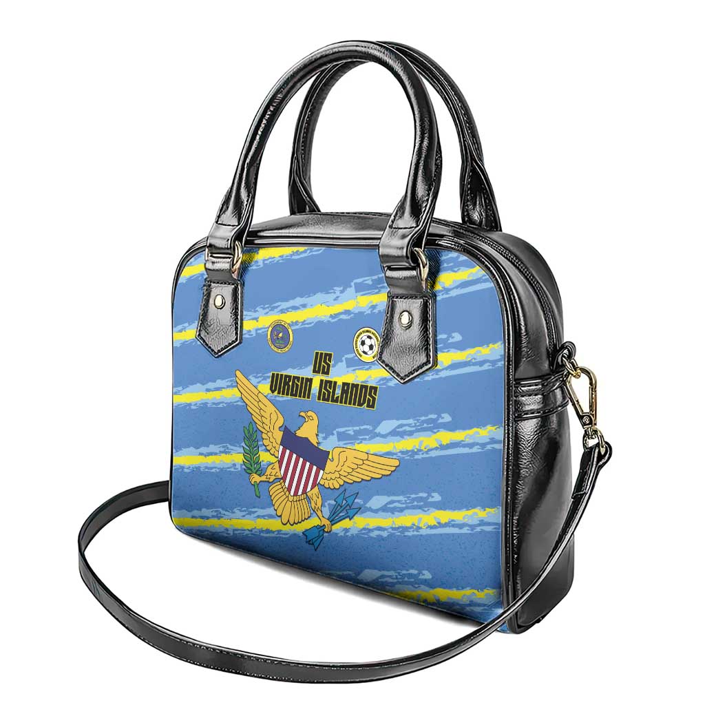 US Virgin Islands Soccer Shoulder Handbag Team Dashing Eagles Come On LT01
