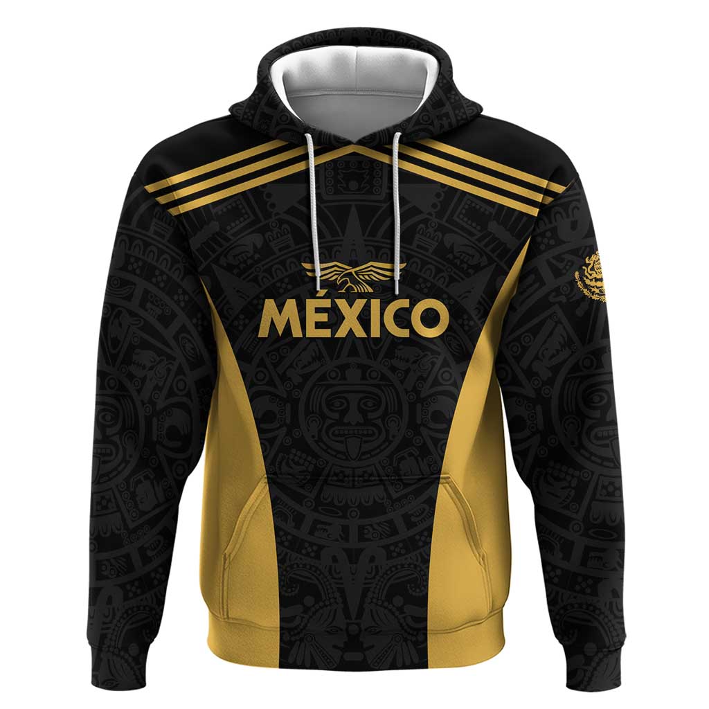 Custom Football 2025 Mexico Hoodie Special Gold Edition LT01