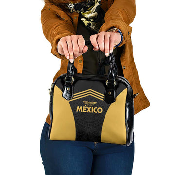 Football 2025 Mexico Shoulder Handbag Special Gold Edition LT01
