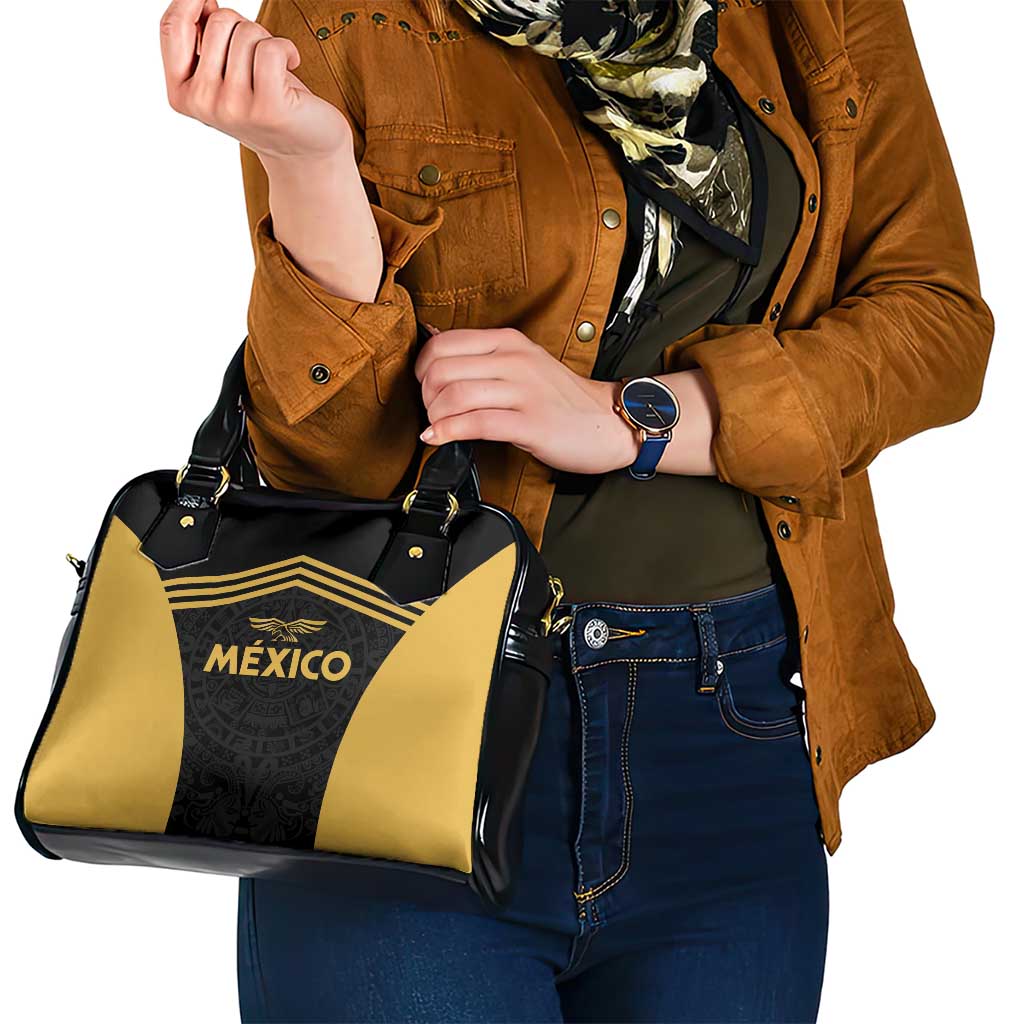 Football 2025 Mexico Shoulder Handbag Special Gold Edition LT01