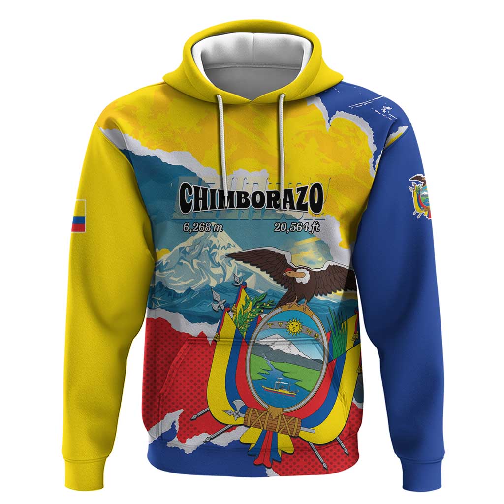 Personalized Ecuador Chimborazo Mountain Hoodie La Sultana de Los Andes LT01