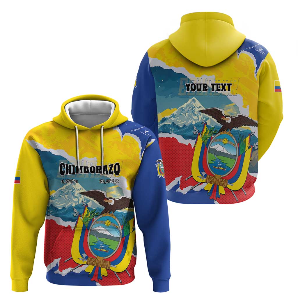 Personalized Ecuador Chimborazo Mountain Hoodie La Sultana de Los Andes LT01
