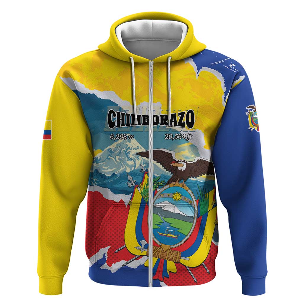 Personalized Ecuador Chimborazo Mountain Hoodie La Sultana de Los Andes LT01