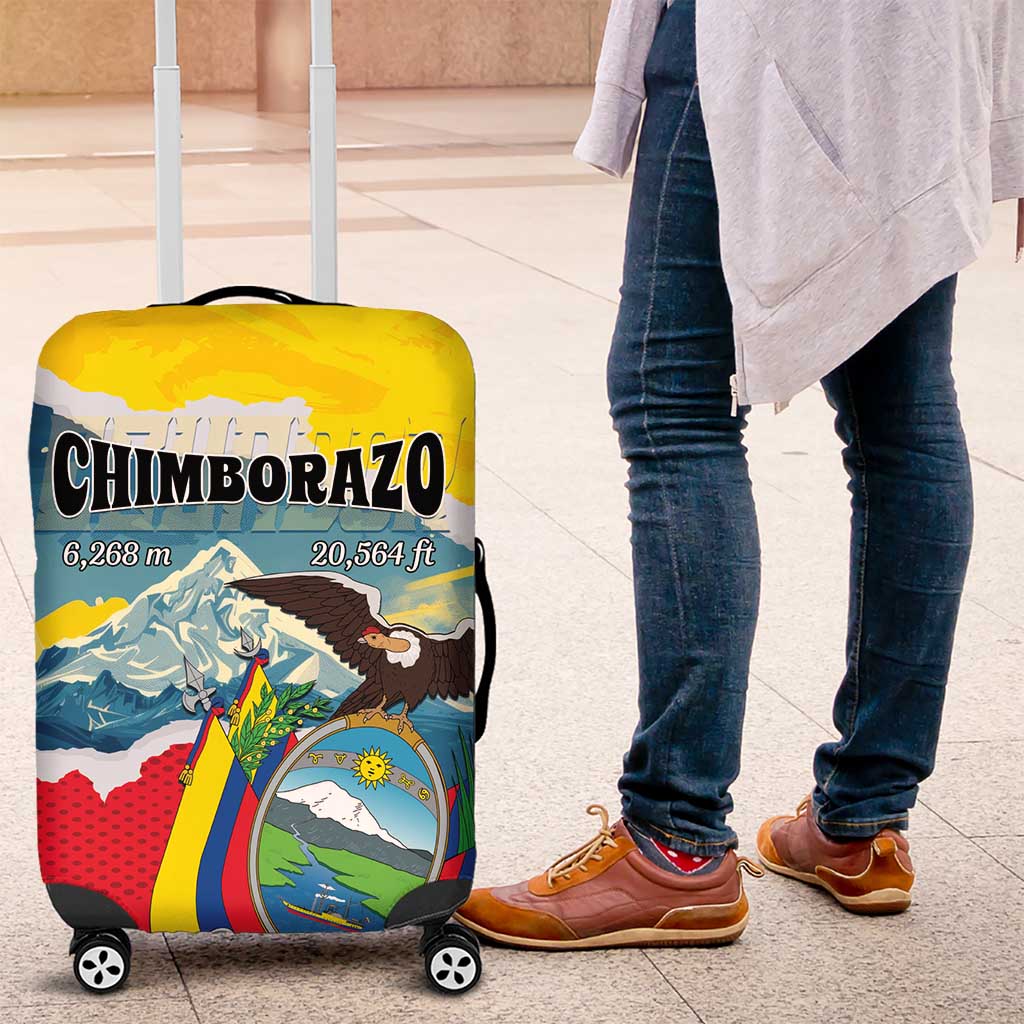 Ecuador Chimborazo Mountain Luggage Cover La Sultana de Los Andes LT01