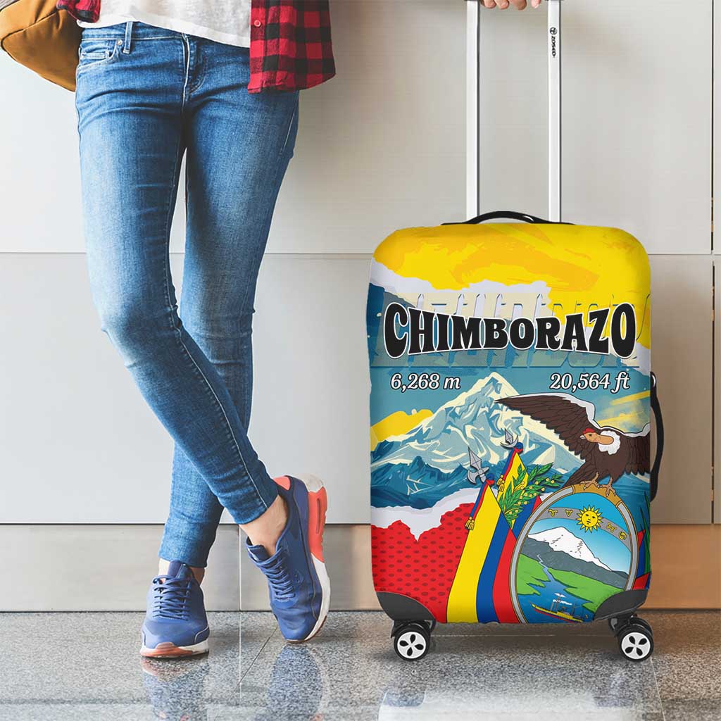 Ecuador Chimborazo Mountain Luggage Cover La Sultana de Los Andes LT01