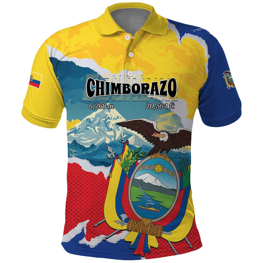 Personalized Ecuador Chimborazo Mountain Polo Shirt La Sultana de Los Andes LT01