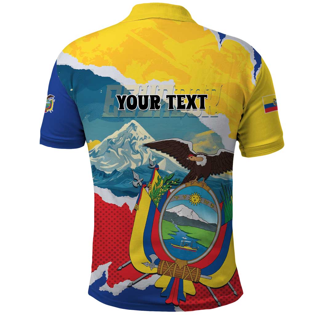 Personalized Ecuador Chimborazo Mountain Polo Shirt La Sultana de Los Andes LT01
