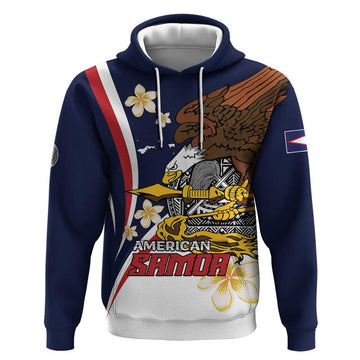 Personalized American Samoa Hoodie Amerika Samoa Bald Eagle LT01