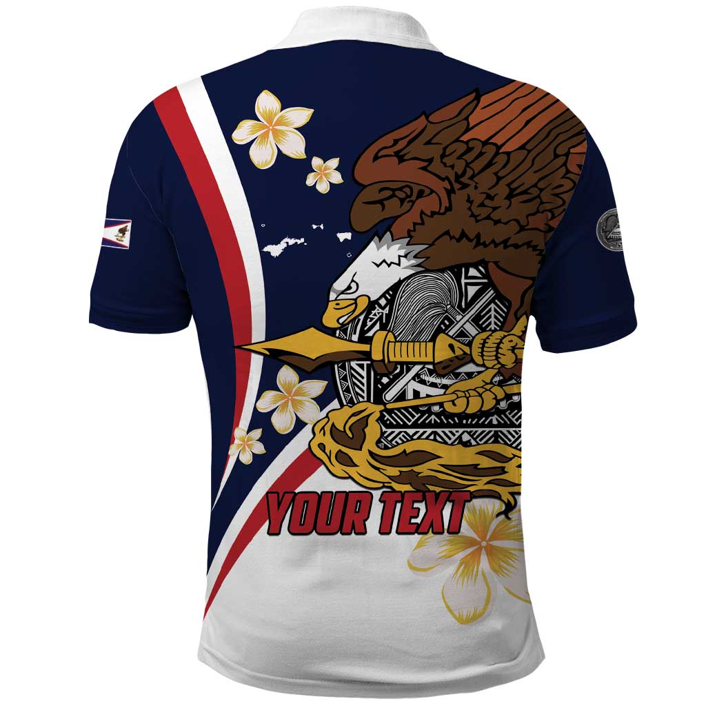 Personalized American Samoa Polo Shirt Amerika Samoa Bald Eagle LT01