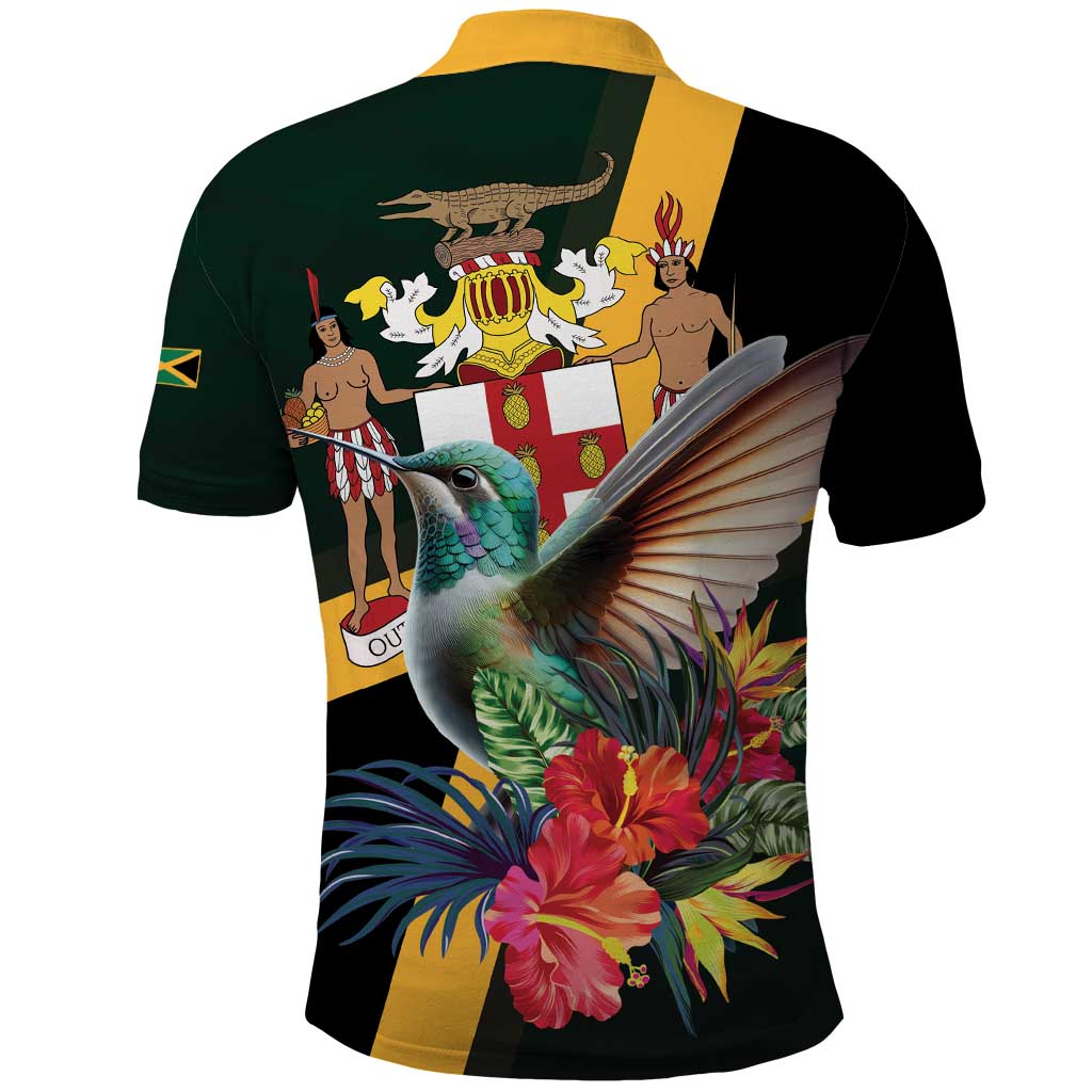 Jamaica Hummingbird Polo Shirt Jumieka Tropical LT01