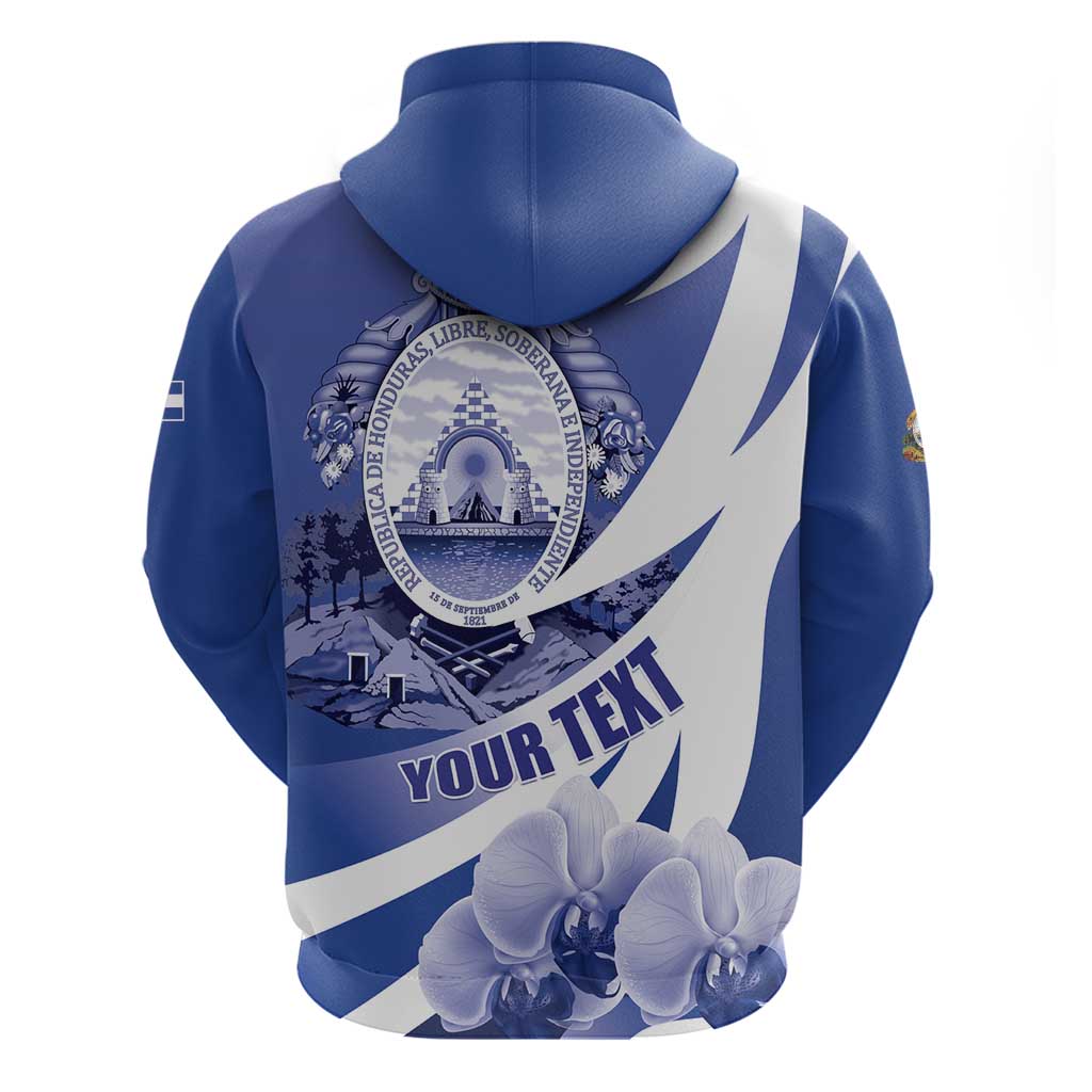 Honduras Hoodie Coat of Arms Orchid Navy Blue LT01