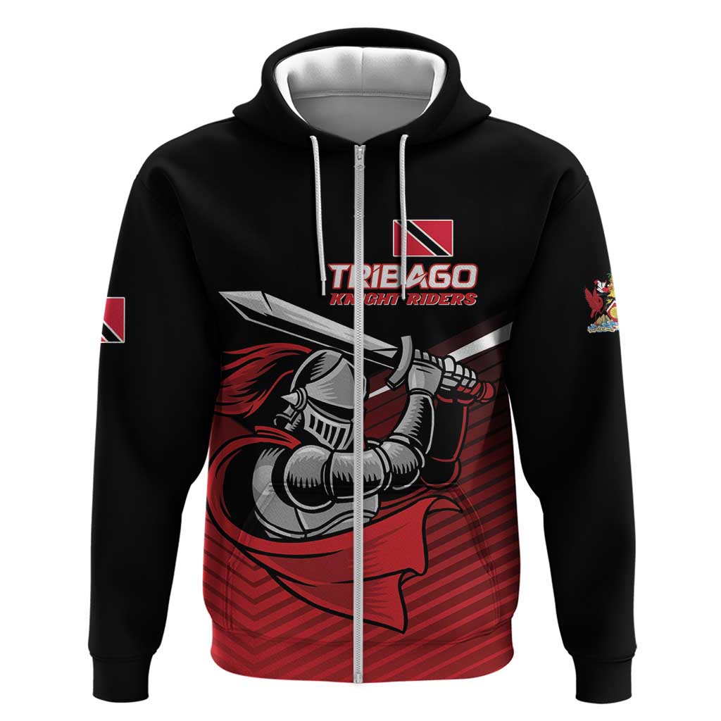 Custom Knight Riders Trinbago Cricket Hoodie Play Fight Win Repeat LT01