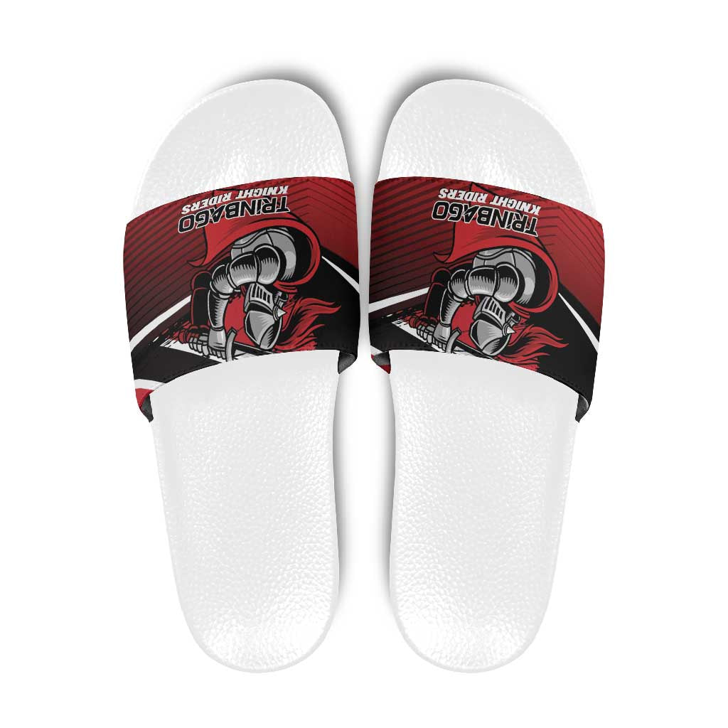Knight Riders Trinbago Cricket Slide Sandals Play Fight Win Repeat LT01