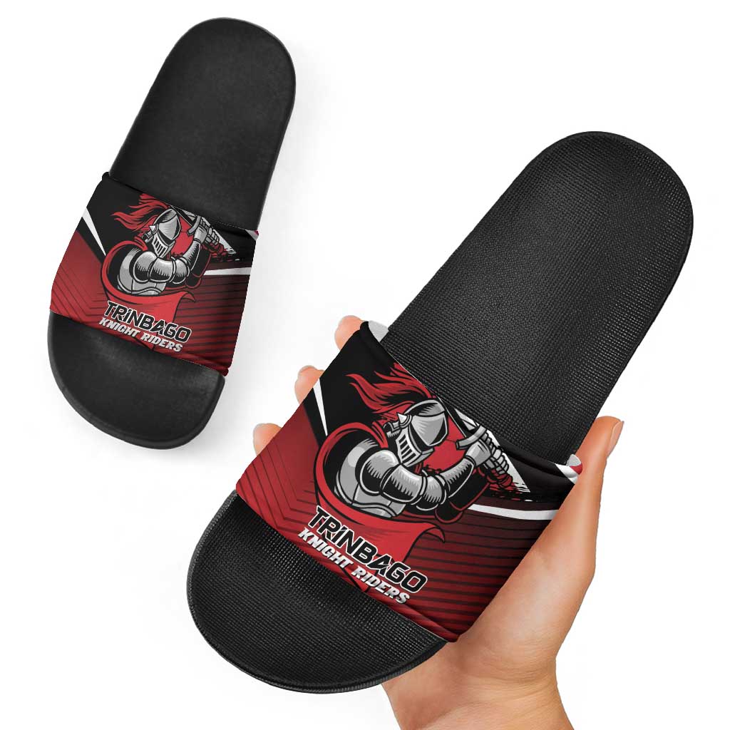Knight Riders Trinbago Cricket Slide Sandals Play Fight Win Repeat LT01