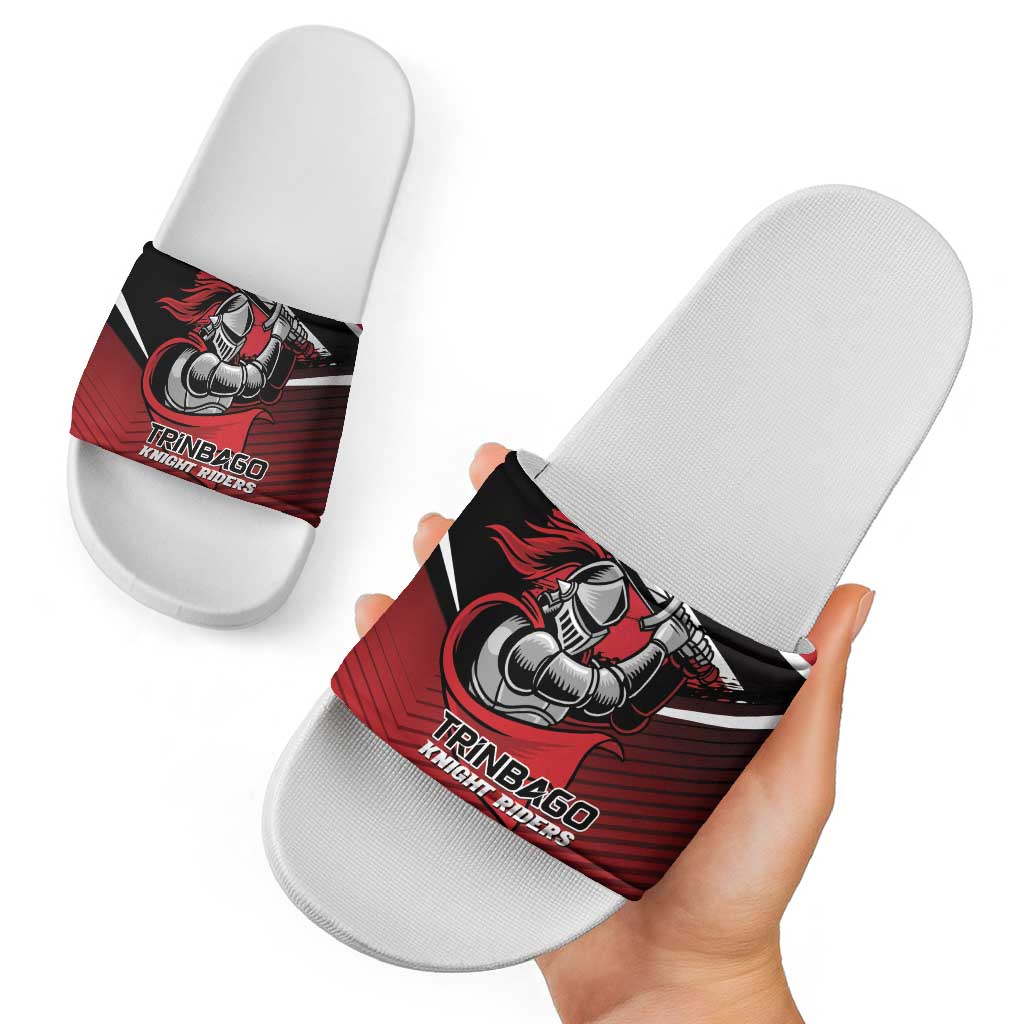 Knight Riders Trinbago Cricket Slide Sandals Play Fight Win Repeat LT01