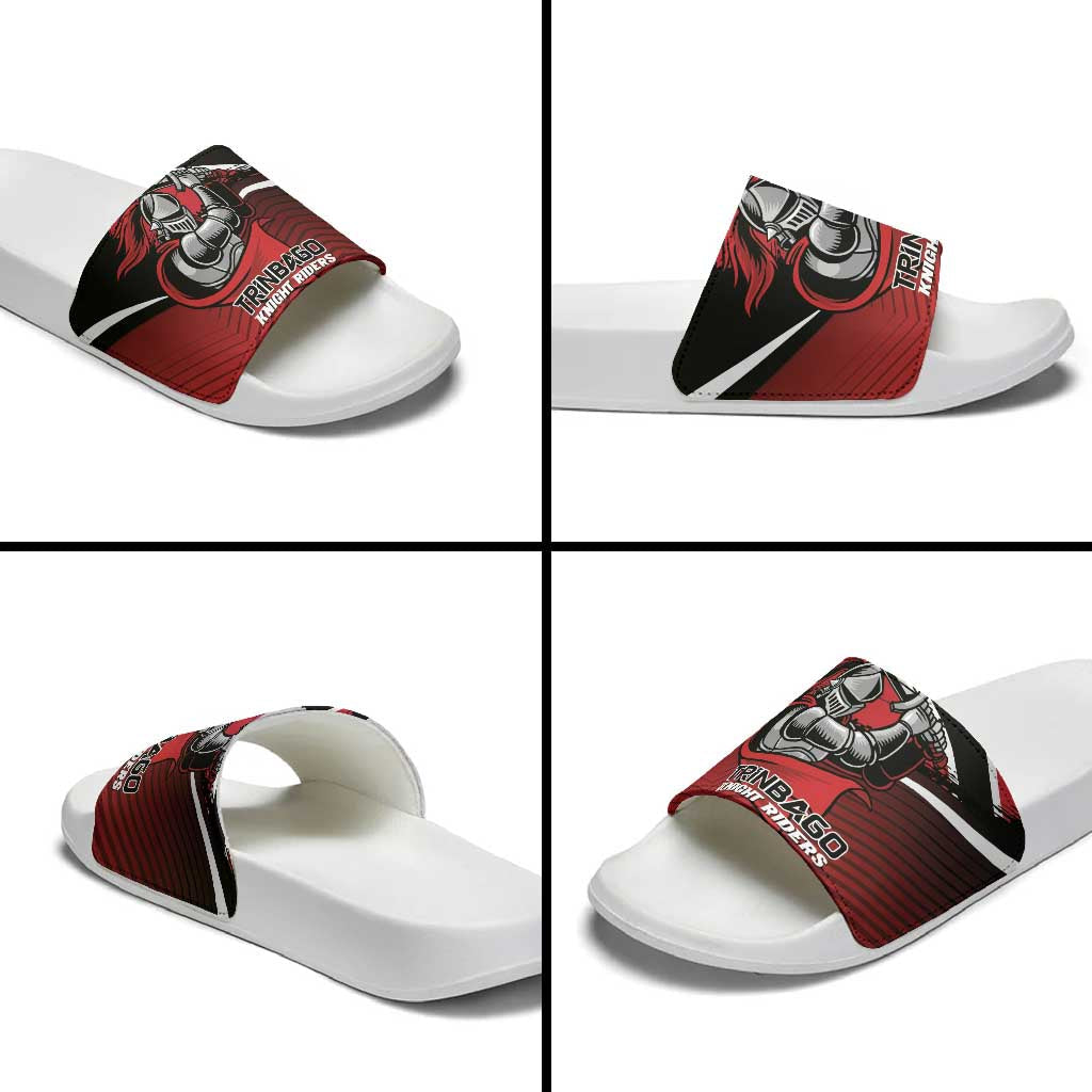 Knight Riders Trinbago Cricket Slide Sandals Play Fight Win Repeat LT01