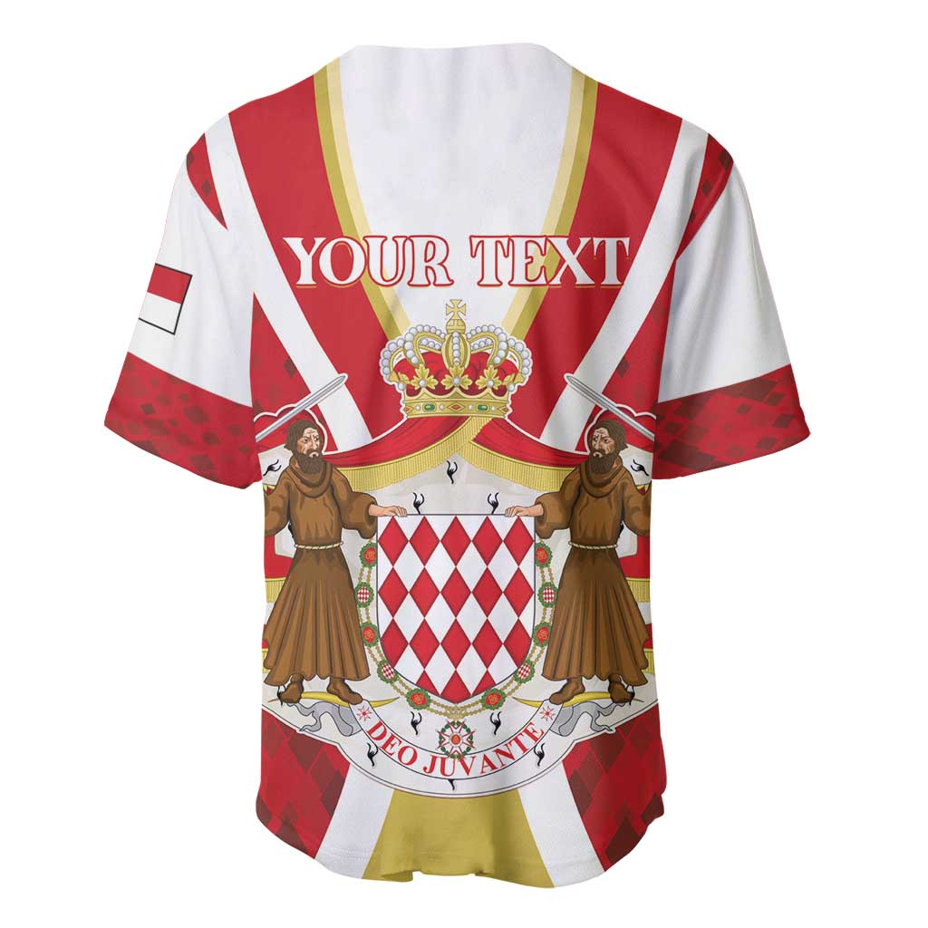 Personalized Monaco Baseball Jersey Deo Juvante Sporty Style LT01