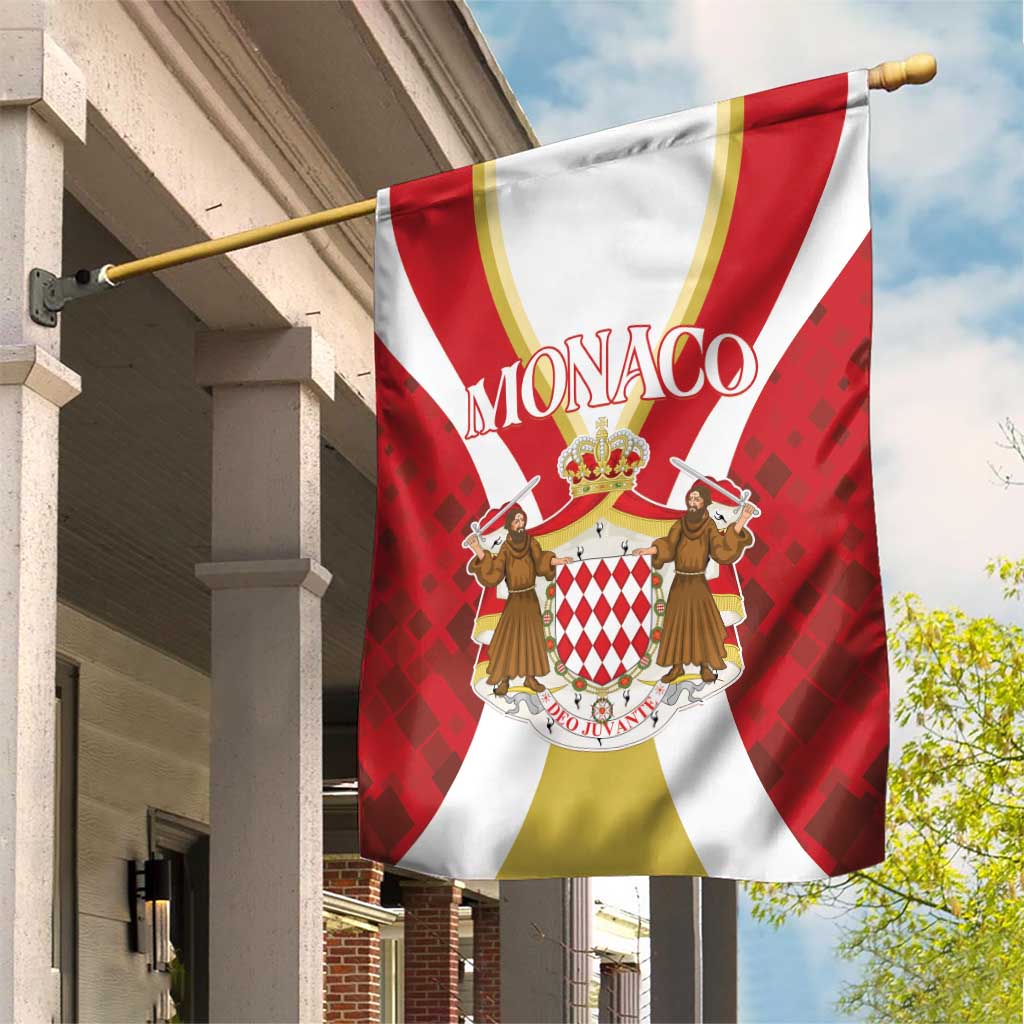 Monaco Garden Flag Deo Juvante Sporty Style LT01
