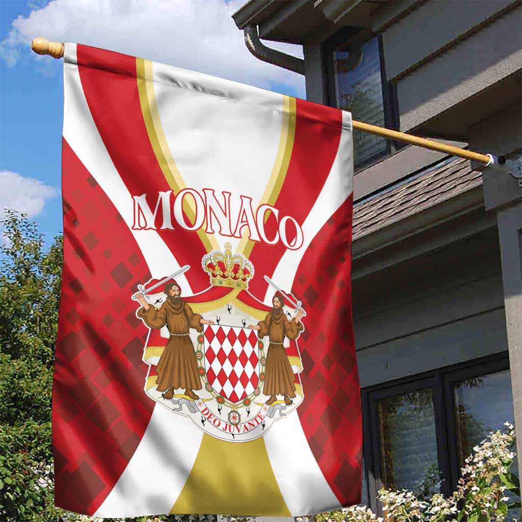 Monaco Garden Flag Deo Juvante Sporty Style LT01