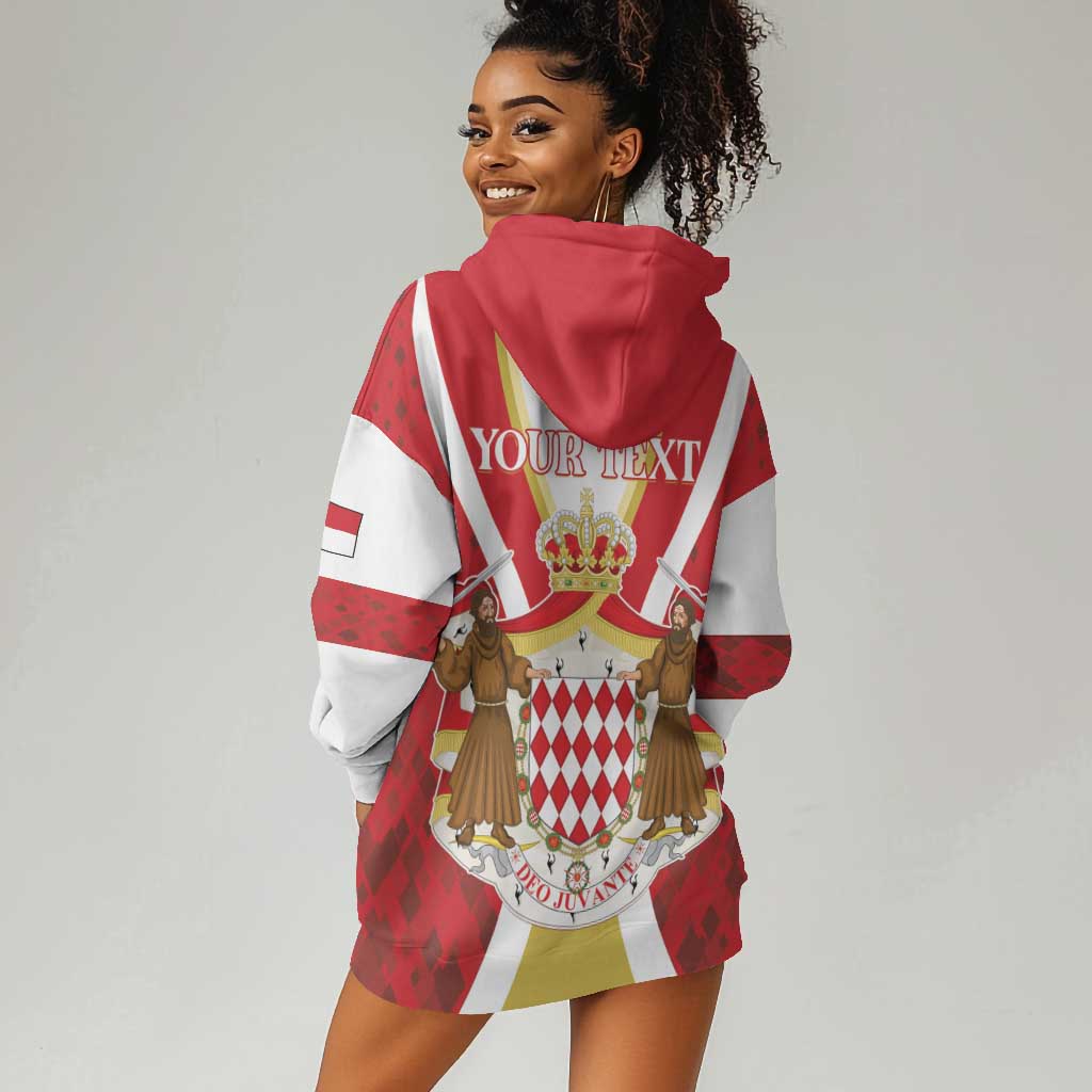 Personalized Monaco Hoodie Dress Deo Juvante Sporty Style LT01